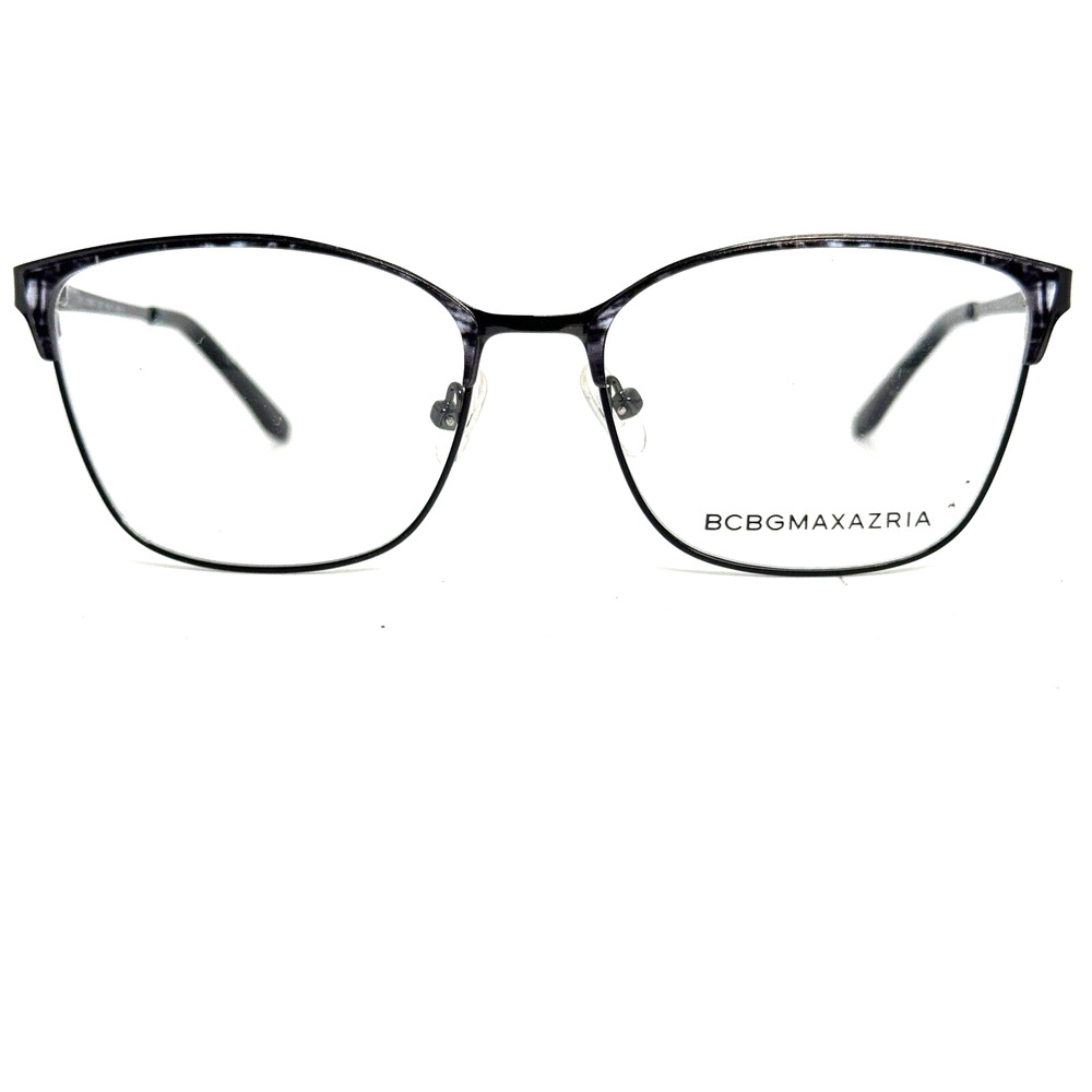 BCBG MAXAZRIA Rumi Black‎ Square Designer Eyeglasses Frames 52-16 130 H16804